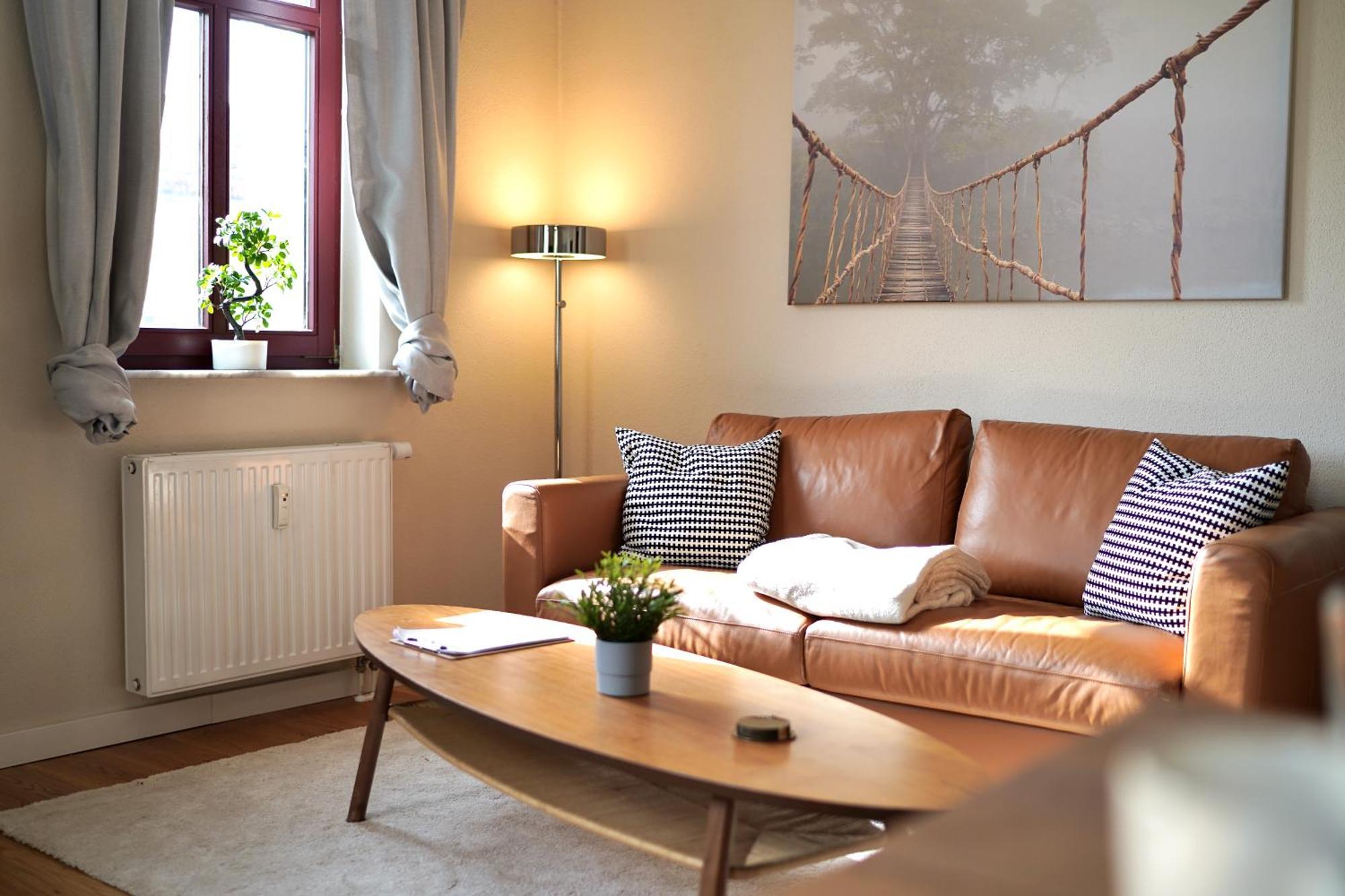 Edler Wohnraum Noble Stadtoase Mit Boxspringbett, Kaffeevollautomat & Parkplatz Zwickau Eksteriør bilde